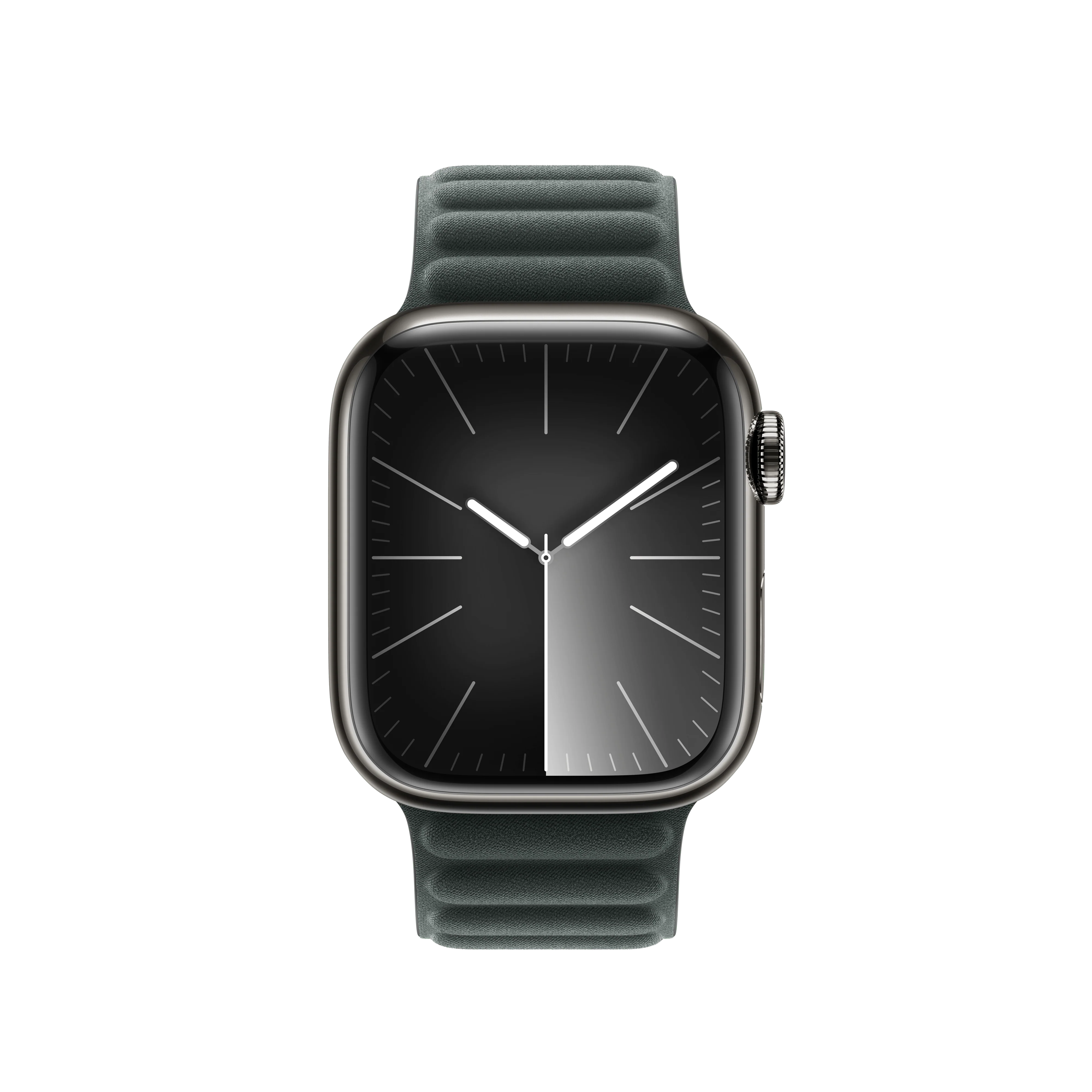 Bracelete de elos magnética verde perene de 41 mm - M/L - Image 3