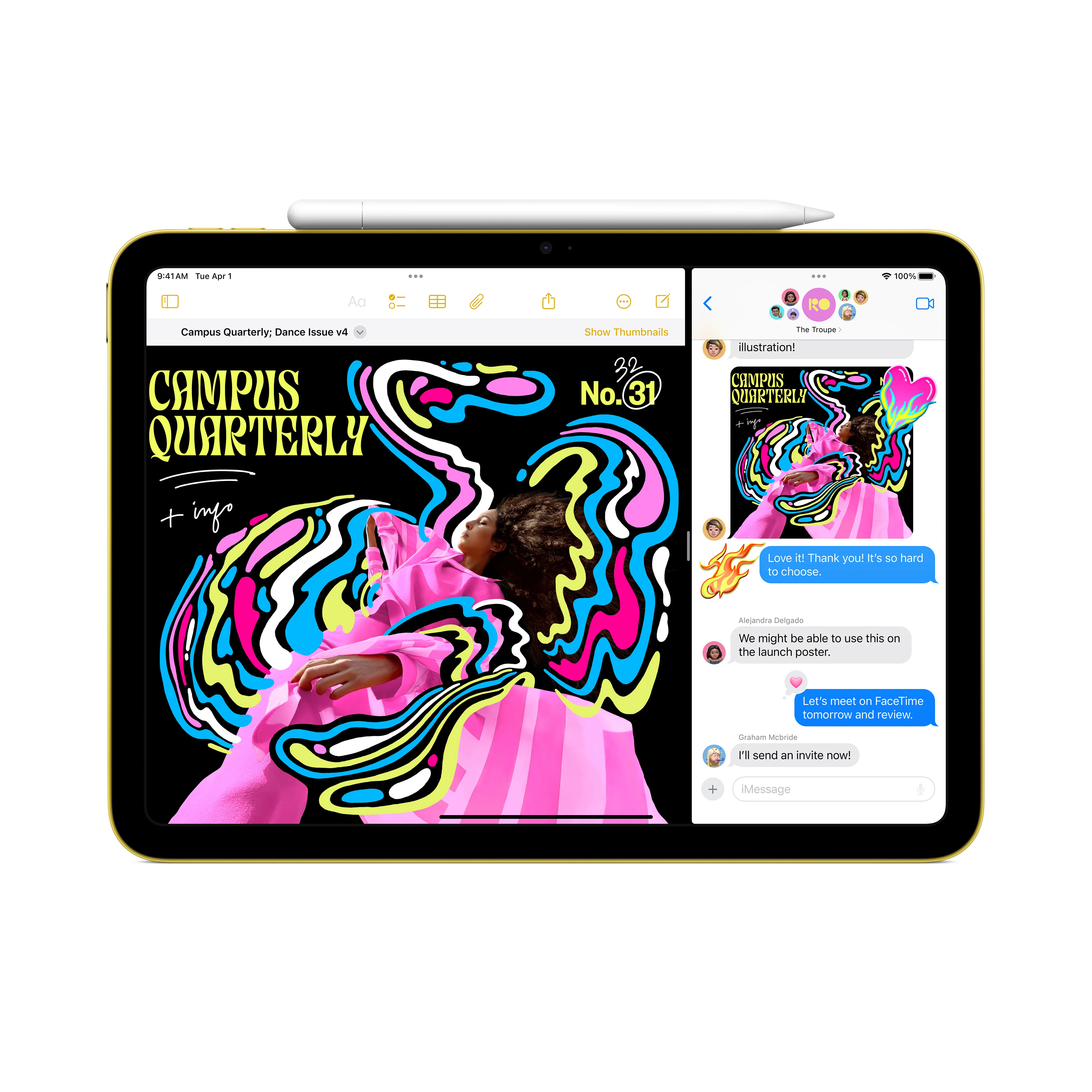 iPad Wi-Fi 512 GB - Amarelo (A16) - Image 4