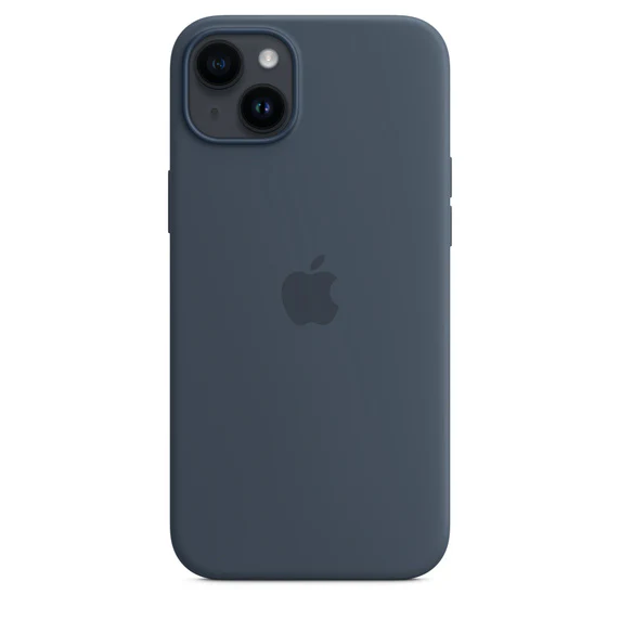 Capa Silicone MagSafe iPhone 14 Plus - Azul trovoada - Image 3