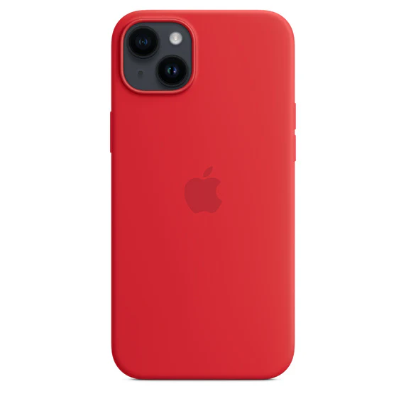 Capa Silicone MagSafe iPhone 14 Plus - (PRODUCT)RED - Image 3