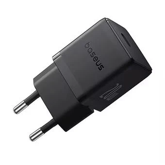 Baseus Carregador Palm Fast Charger 1C 20W Eu Cluster Black - Image 2