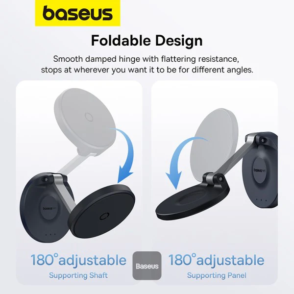Baseus MagPro Magnetic Foldable Phone Mount Cluster Preto - Image 6