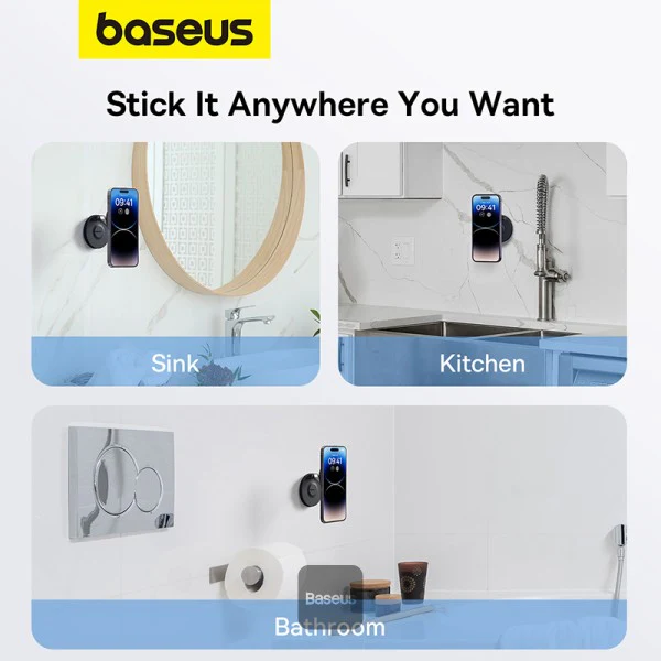 Baseus MagPro Magnetic Foldable Phone Mount Cluster Preto - Image 7