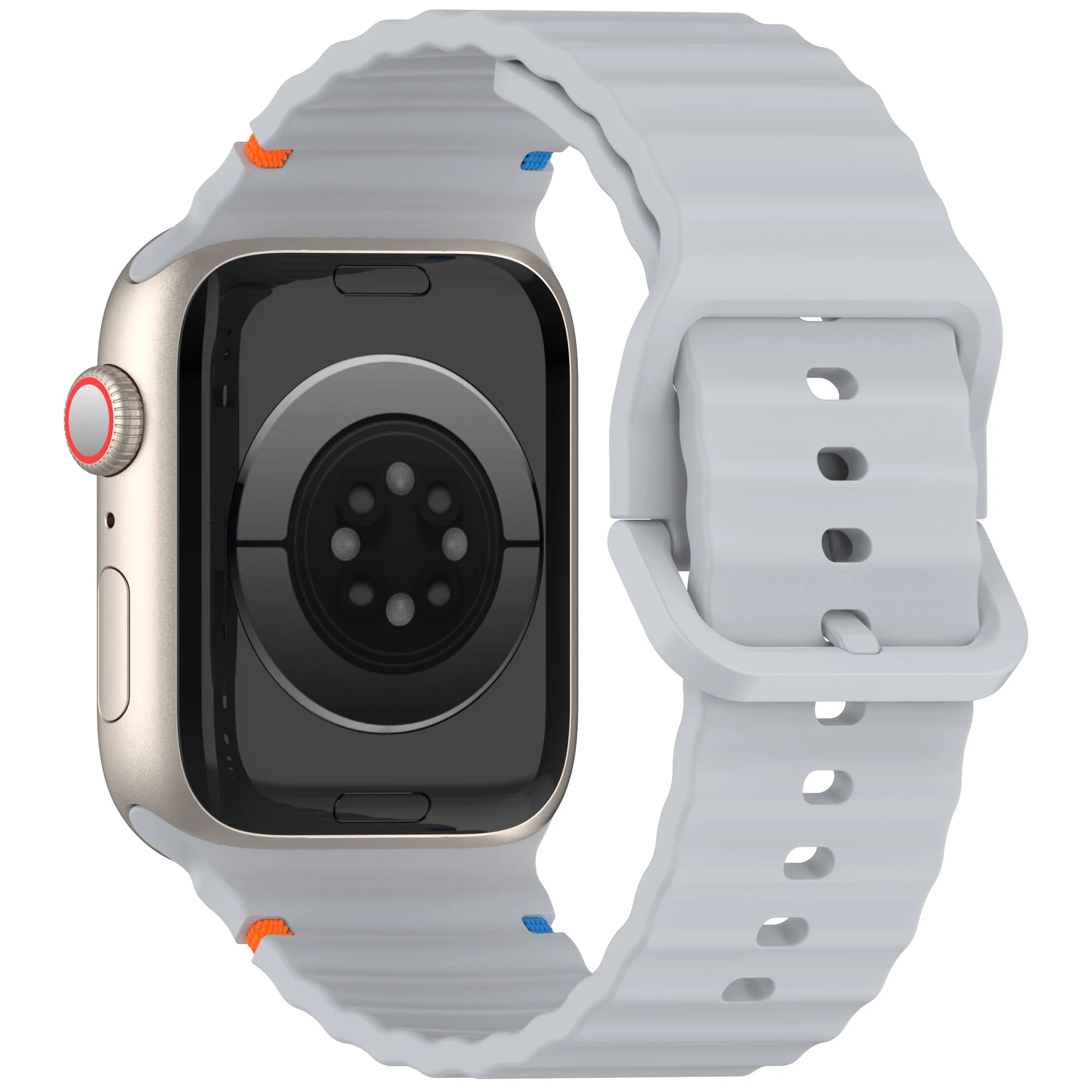 Bracelete Inmove Apple Watch Silicone Band 38/40/41/42mm Cinza - Image 4