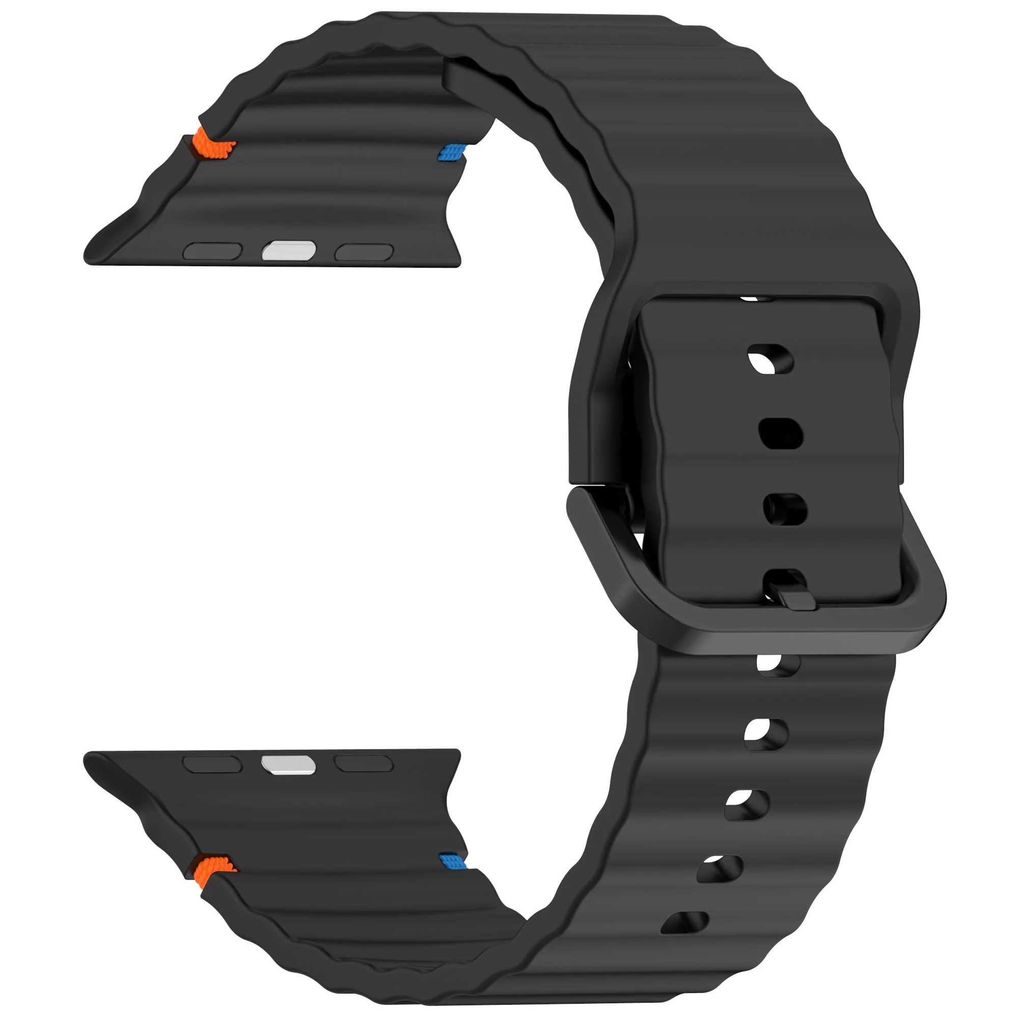 Bracelete Inmove Apple Watch Silicone Band 44/45/46/49mm Preto