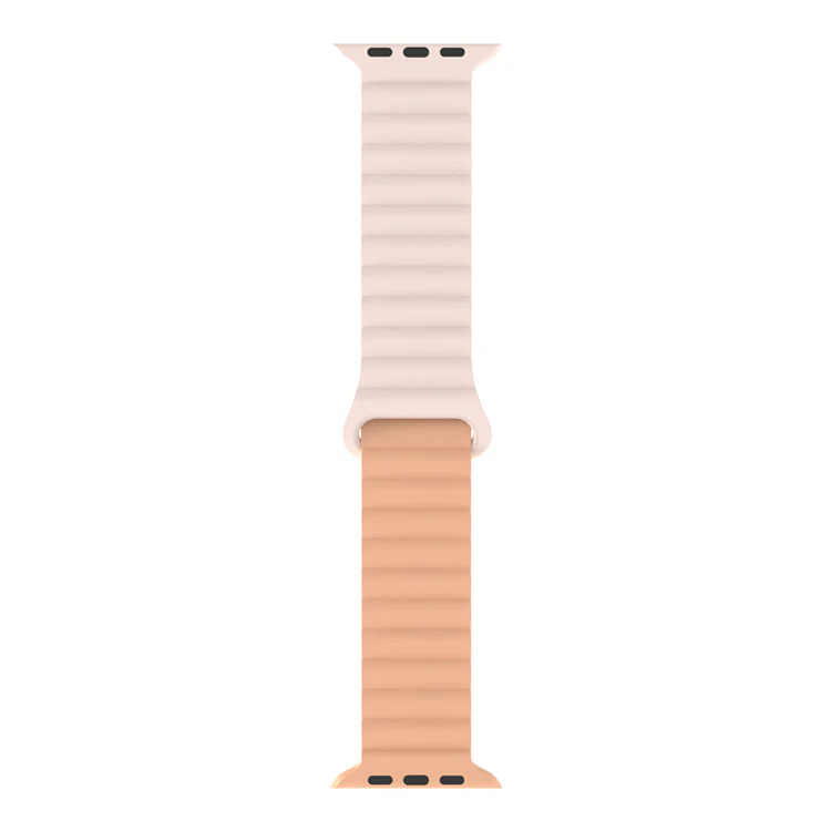 Bracelete Silicone Inmove Apple Watch Magnetic 38/40/41/42mm Pink Oxford/Rose Whispwer - Image 2