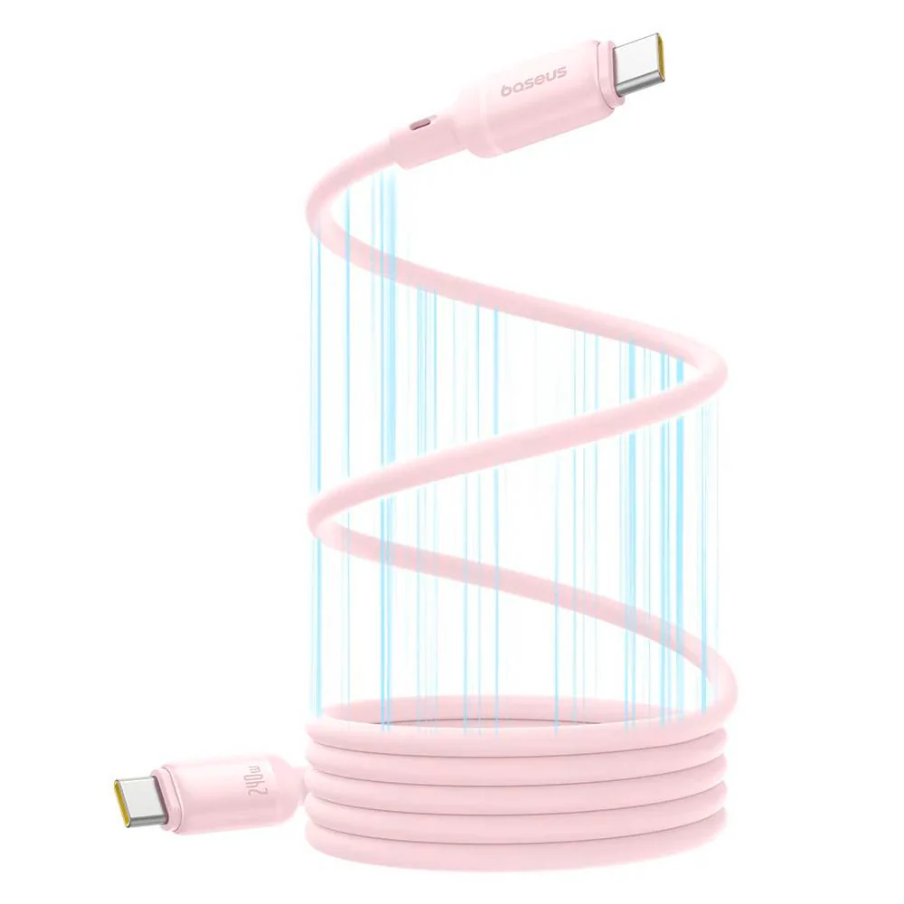 Cabo Magnetico Baseus Picogo Usb-C To Usb-C 240W 1M Baby Pink - Image 3