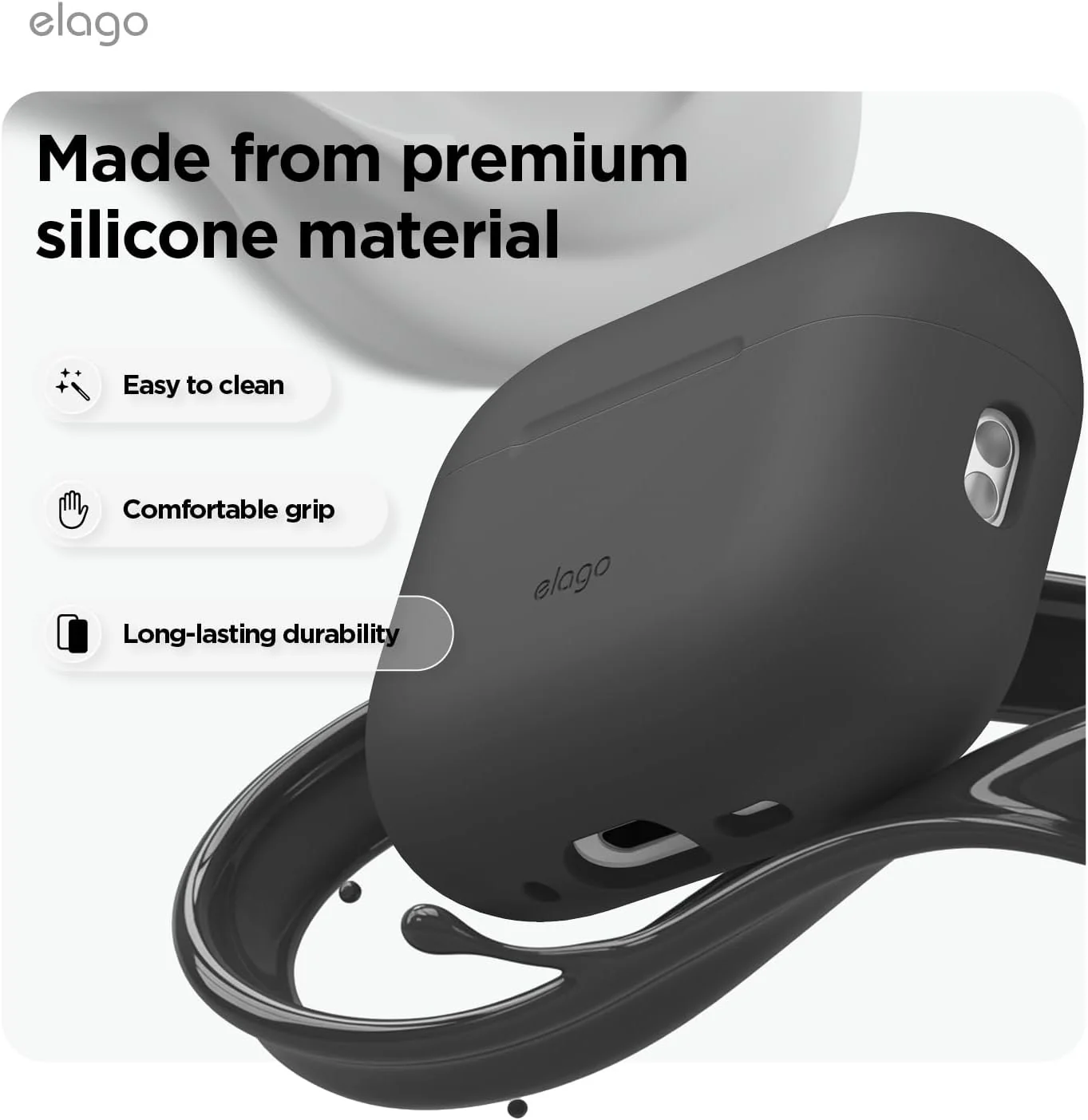 Capa Elago AirPods Pro 3 Hang Case Preto - Image 2
