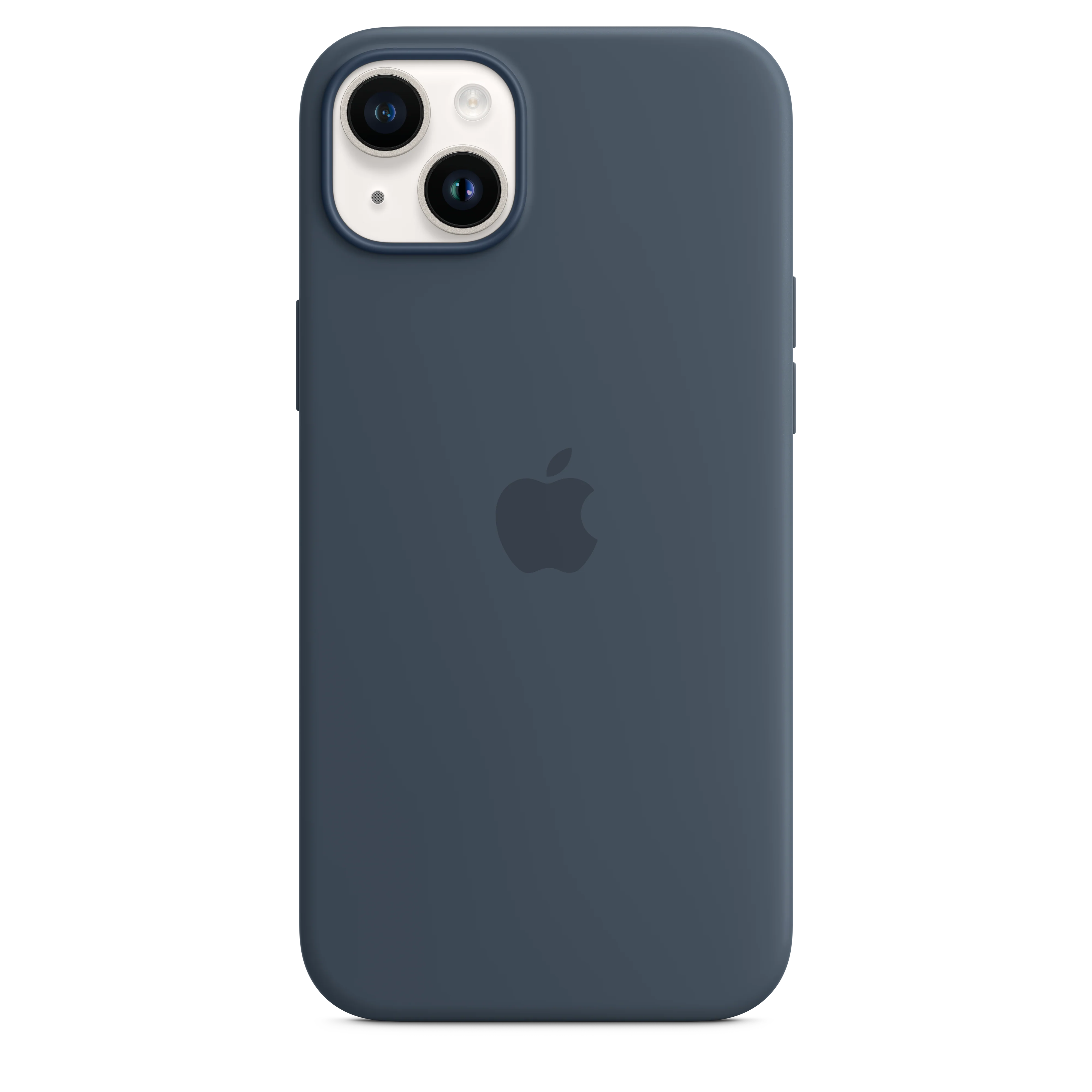 Capa em silicone com MagSafe para iPhone 14 Plus - Azul trovoada - Image 4