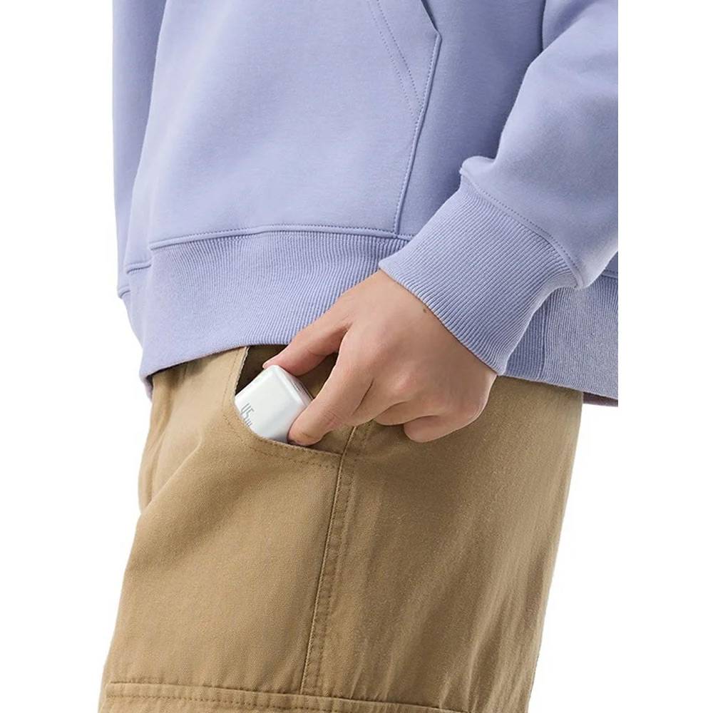 Carregador Baseus PicoGo GaN Fast Charger Ultra-Mini 45W USB-C Branco - Image 3