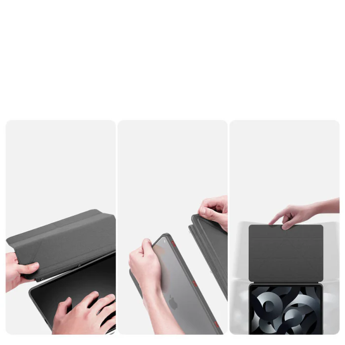 Magi Case iPad Air c/ Stand Cinza - Image 5