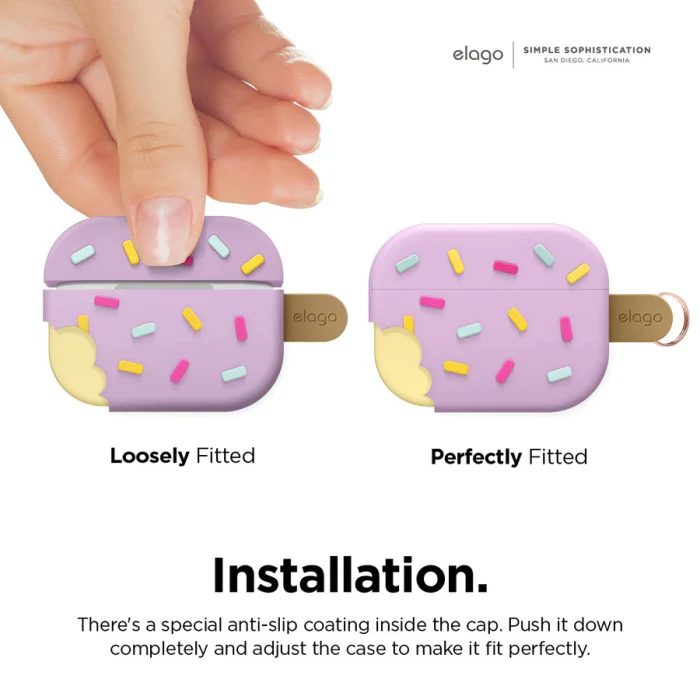 Capa Elago AirPod Pro 2 Ice Cream Castanho - Image 2
