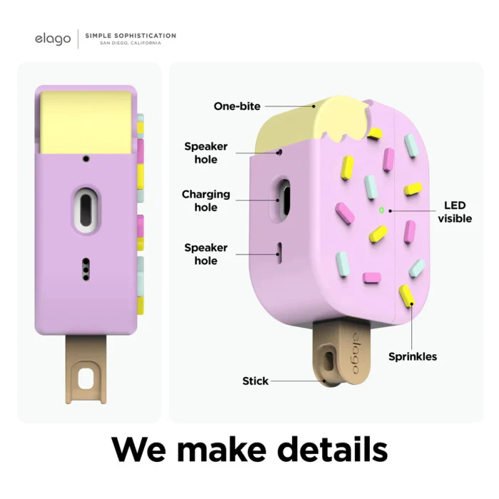 Capa Elago AirPod Pro 2 Ice Cream Rosa - Image 5