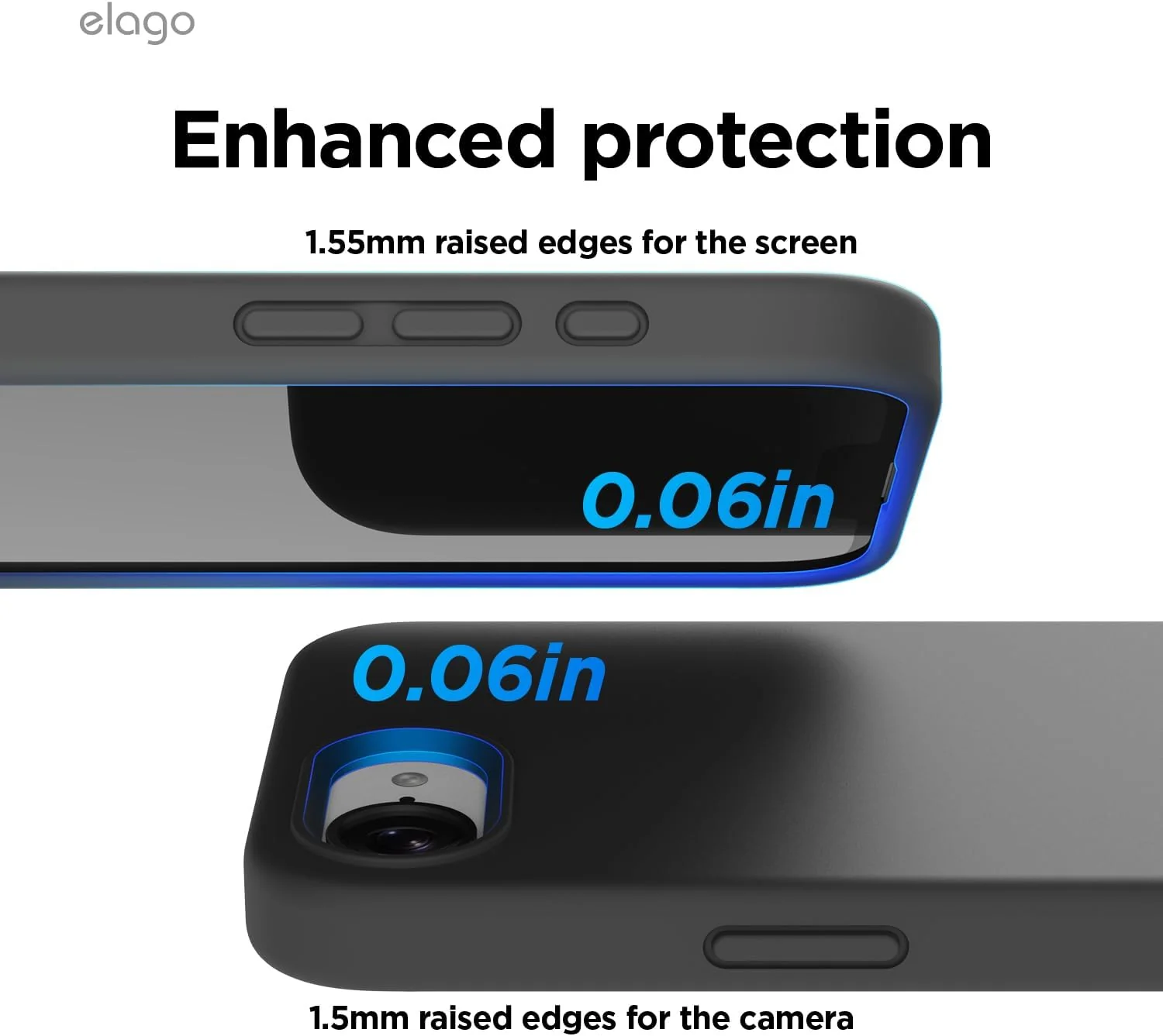 Capa Elago Magnetic Silicone iPhone 16e/17e Black - Image 3