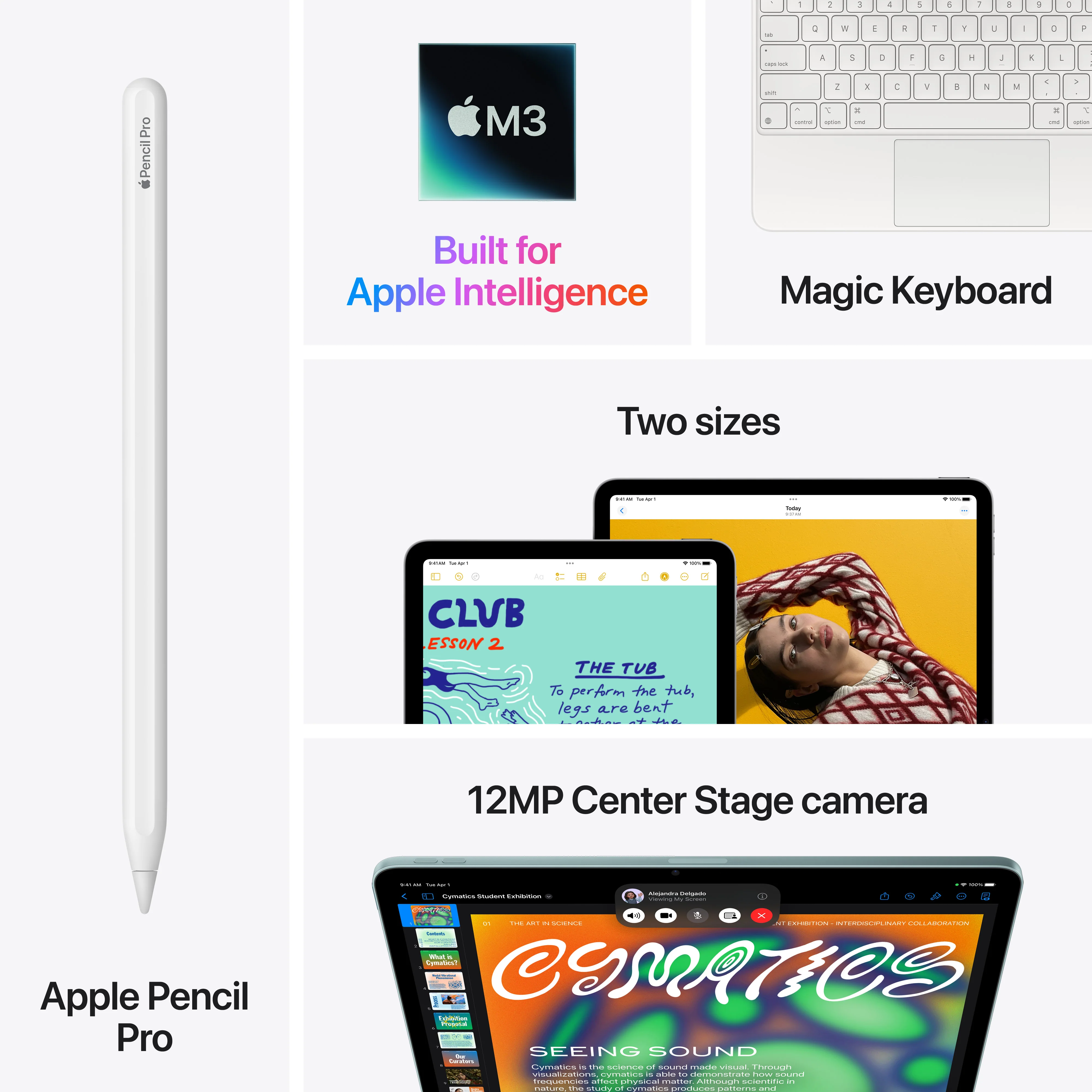 iPad Air de 11 polegadas Wi-Fi 256 GB - Azul (M3) - Image 9
