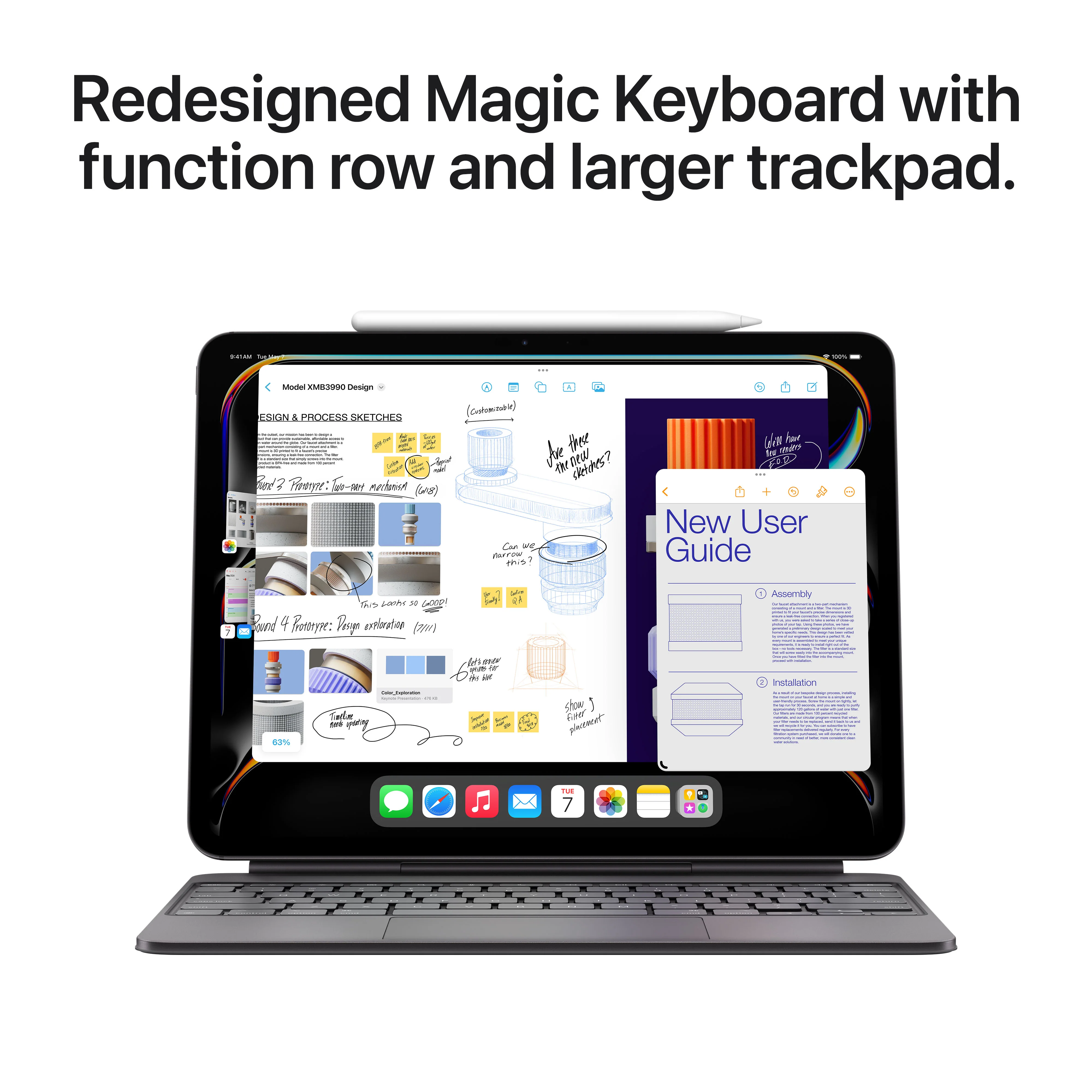 iPad Pro Wi-Fi de 13 polegadas Wi-Fi 2 TB Vidro de nanotextura - Preto sideral (M4) - Image 8