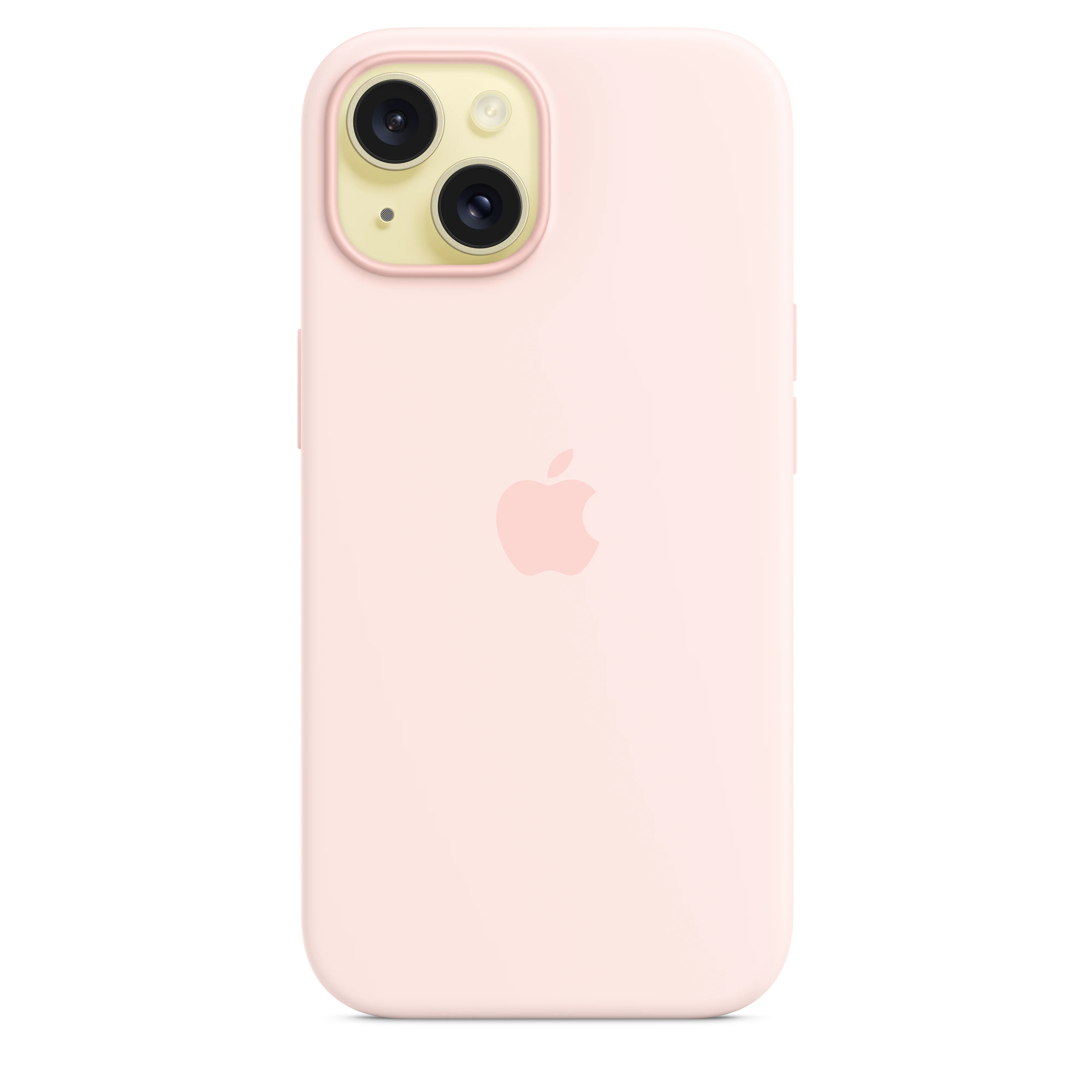 Capa em silicone com MagSafe para iPhone 15 - Rosa-claro - Image 3