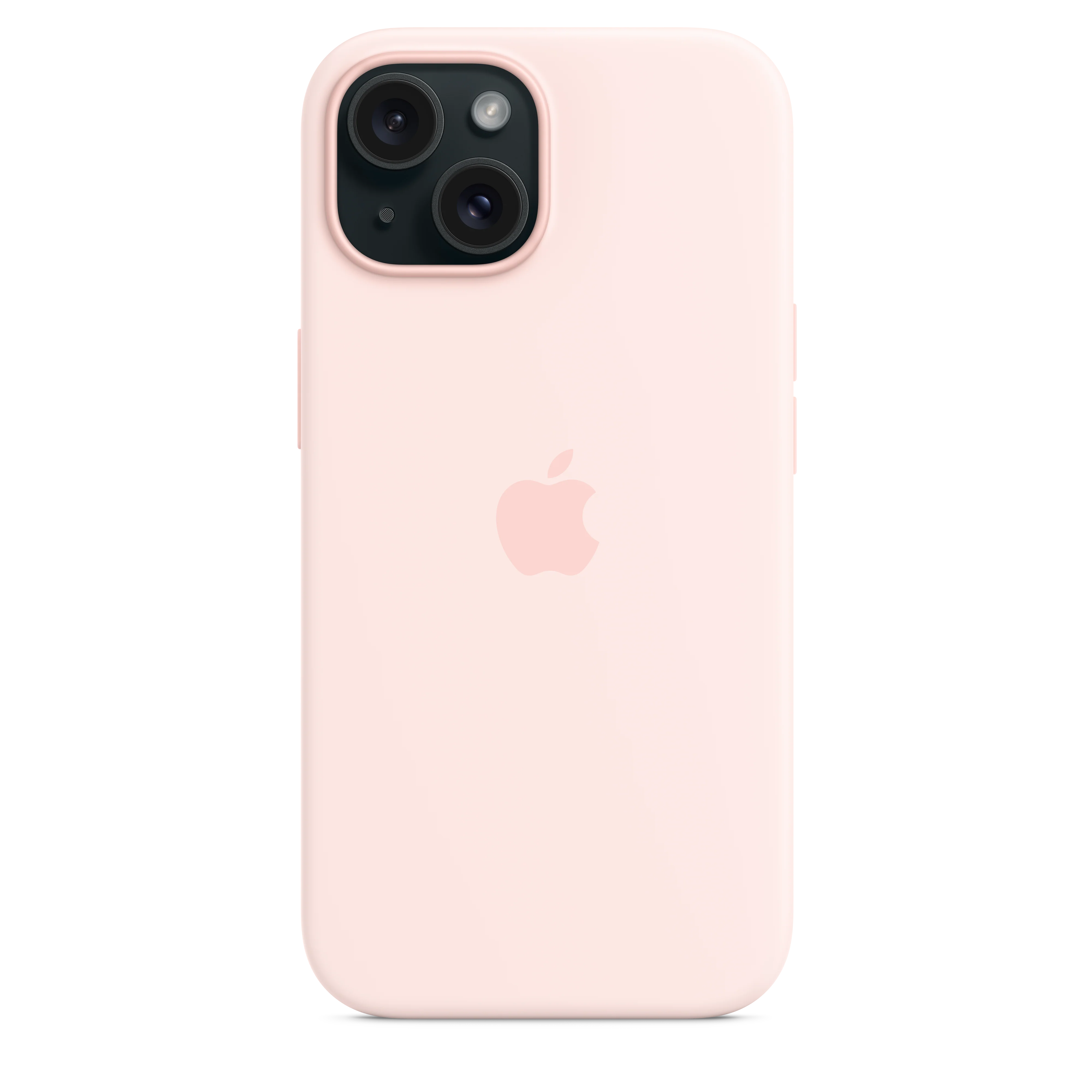 Capa em silicone com MagSafe para iPhone 15 - Rosa-claro - Image 5