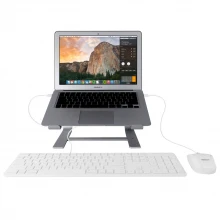 Macally Suporte Aluminio Macbook ou NoteBook Space Grey - Image 7