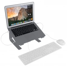 Macally Suporte Aluminio Macbook ou NoteBook Space Grey - Image 8
