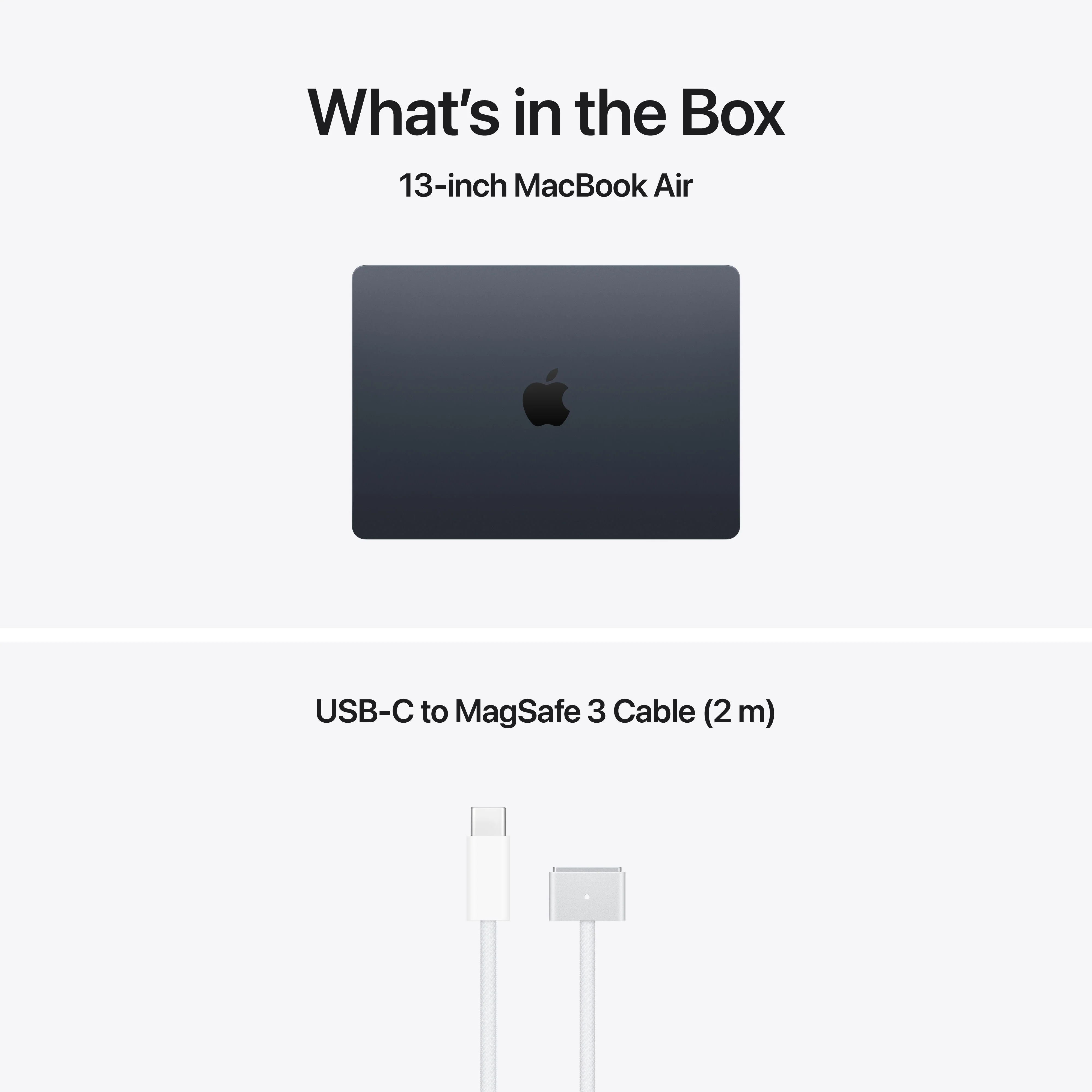 MacBook Air de 13 polegadas: Processador M5 da Apple com CPU 10‑Core e GPU 10‑Core, 1 TB SSD - Meia-noite - Image 9