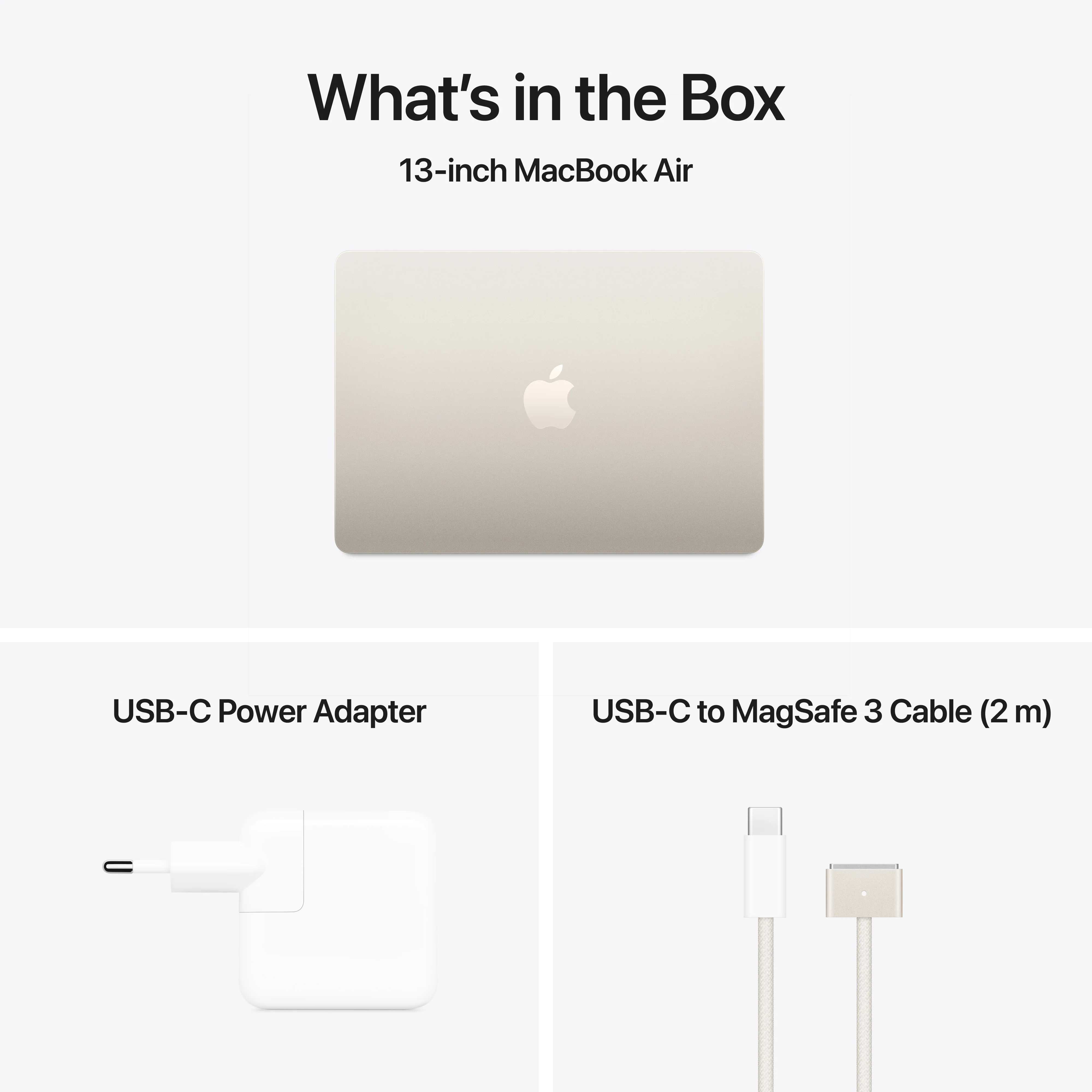 MacBook Air de 13 polegadas: Processador M4 da Apple com CPU 10-core e GPU 8-core, 256 GB SSD - Luz das estrelas - Image 11