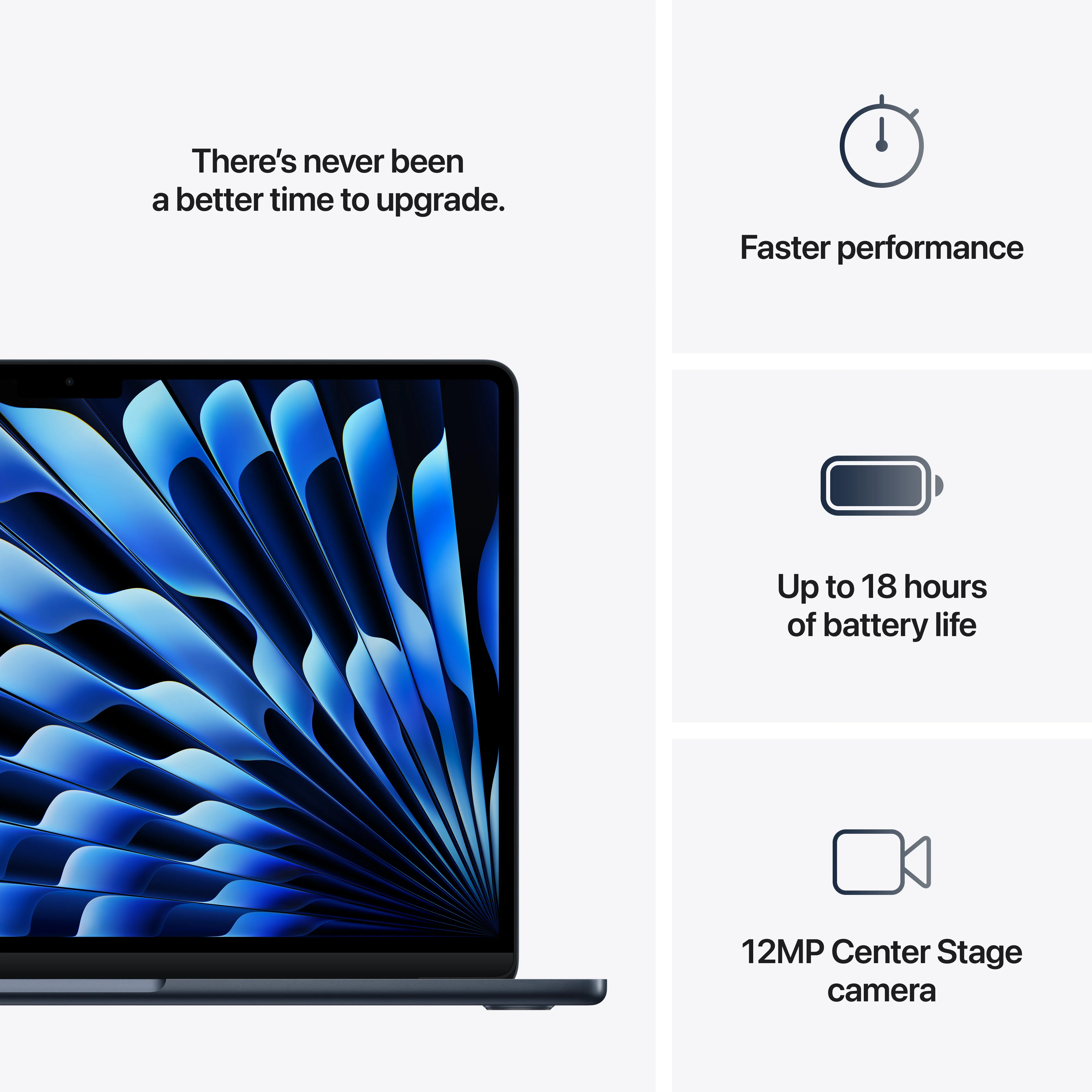 MacBook Air de 13 polegadas: Processador M4 da Apple com CPU 10-core e GPU 8-core, 256 GB SSD - Meia-noite - Image 10