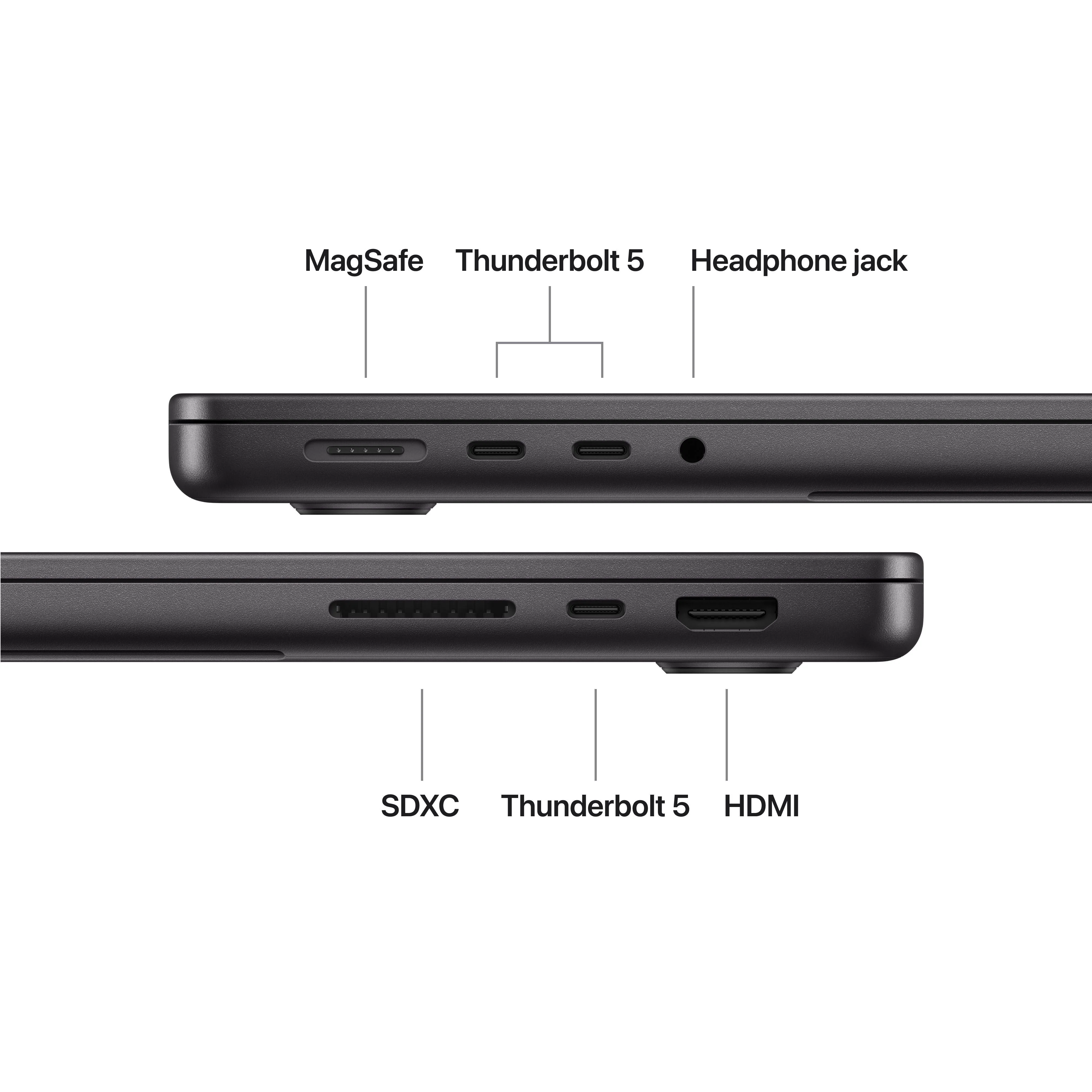 MacBook Pro de 14 polegadas: Processador M5 Max da Apple com CPU 18‑Core e GPU 32‑Core, 2 TB SSD - Preto sideral - Image 7