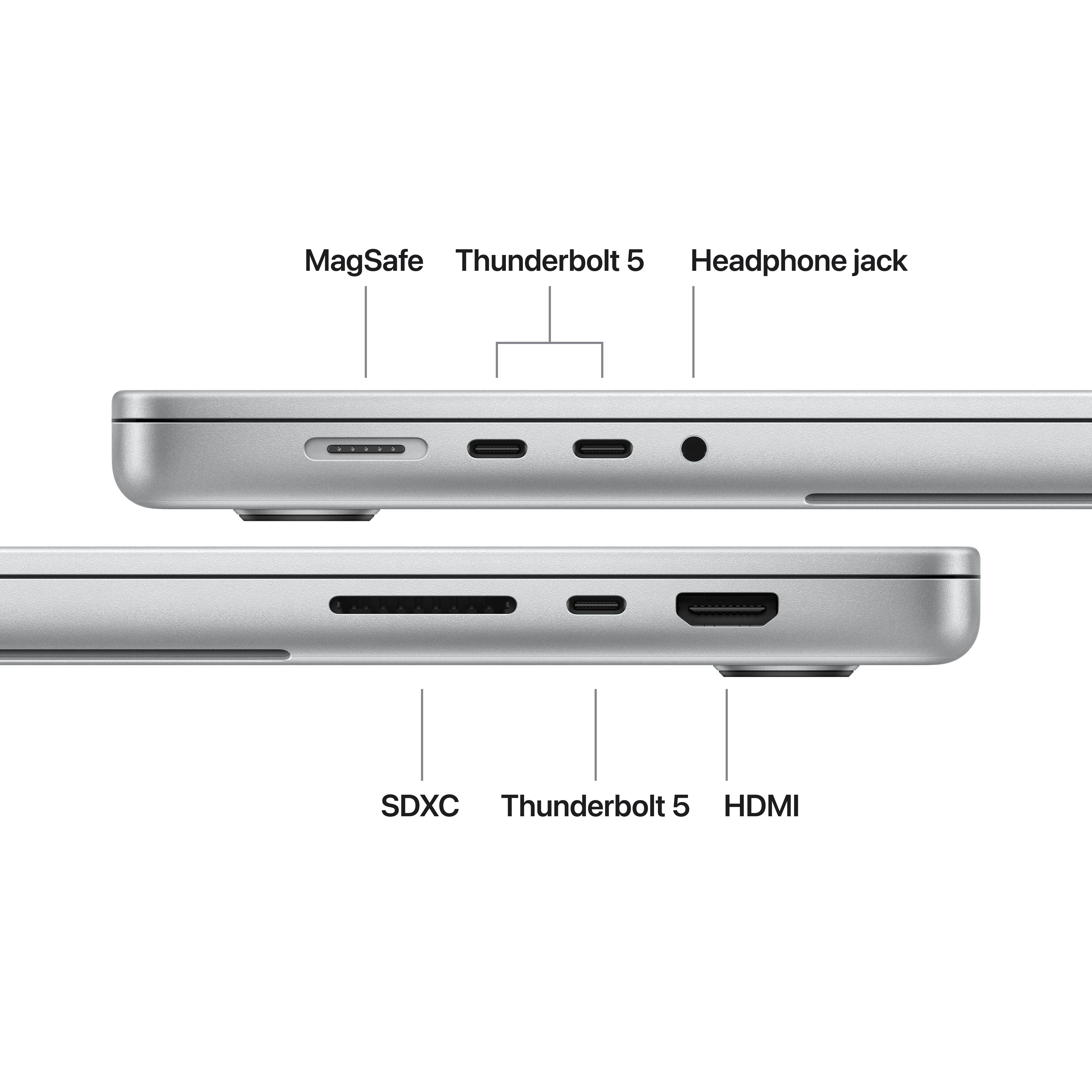 MacBook Pro de 16 polegadas: Apple M5 Max chip with 18-core CPU and 40-core GPU, 2 TB SSD - Prateado - Image 7