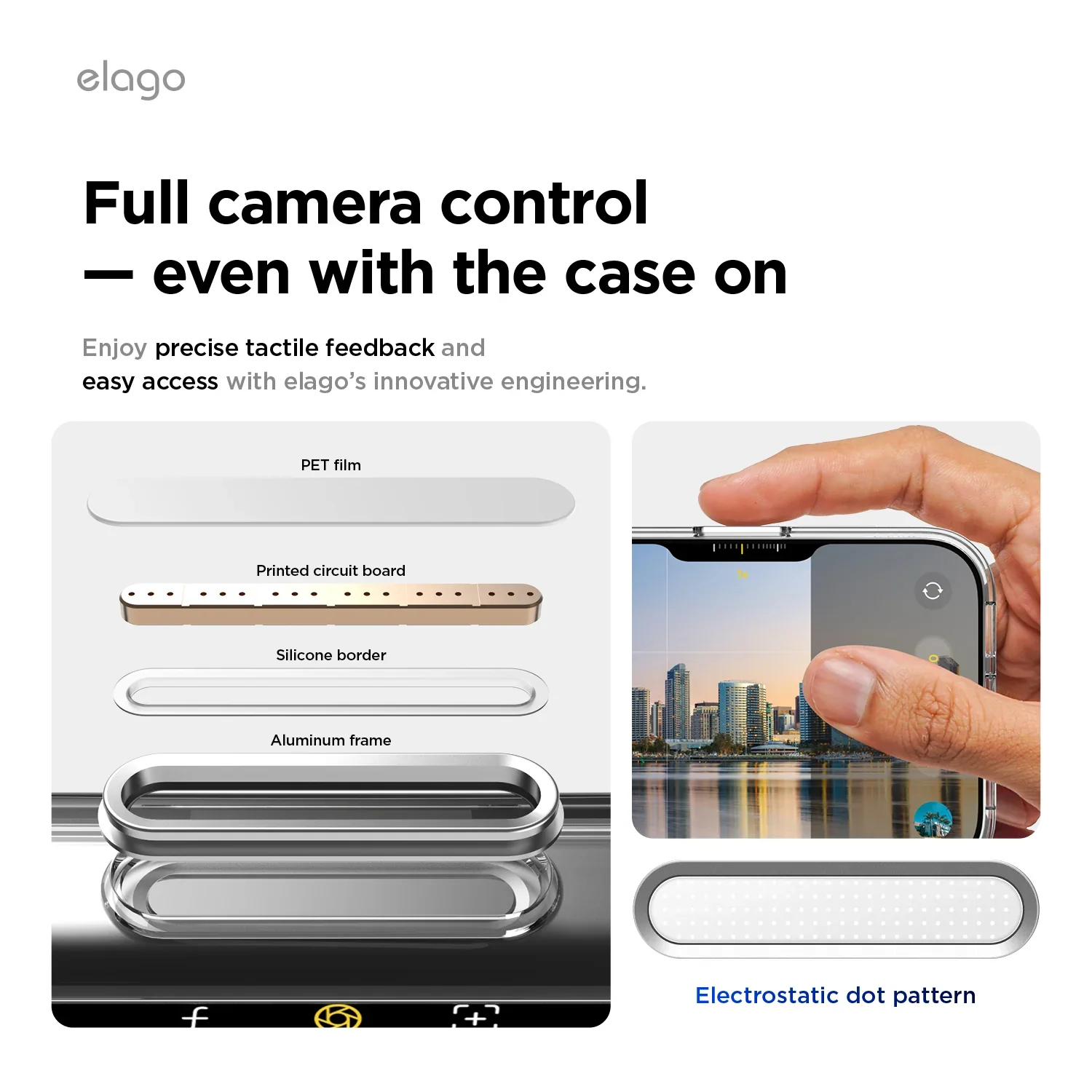 Capa Elago Magnetic Silicone iPhone 17 Pro Max Clear - Image 3