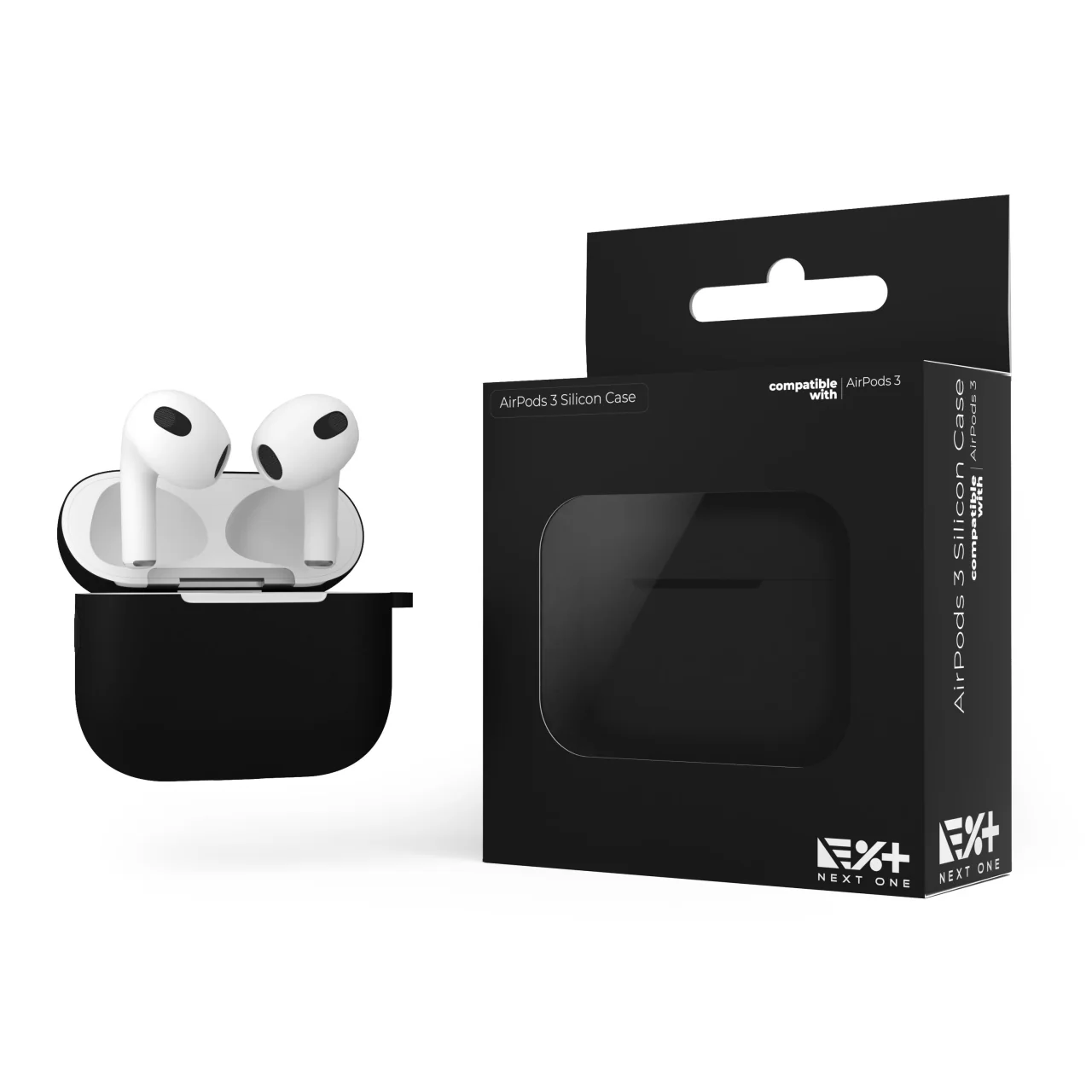 AIRPODS 3 SILICONE CASE | BLACK - Image 5