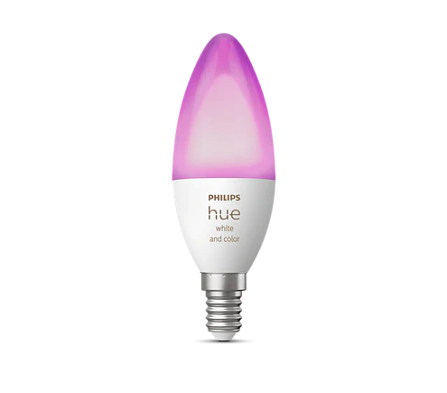 Lâmpada Philips Hue E14 White & Color