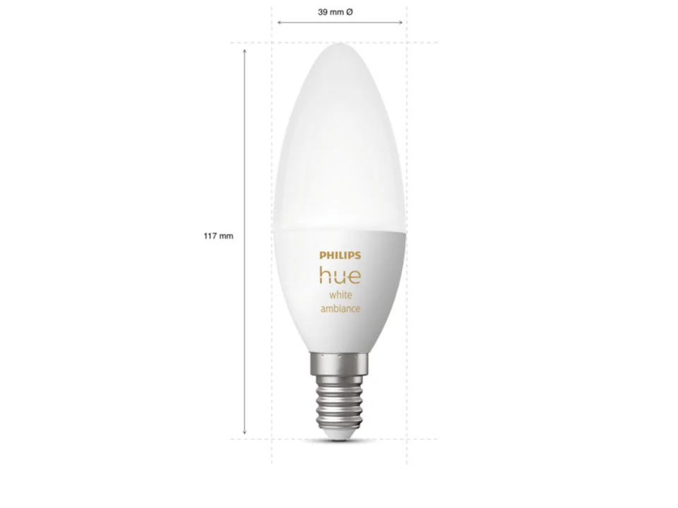 Lâmpada Philips E14 HUE White Ambiance - Image 3