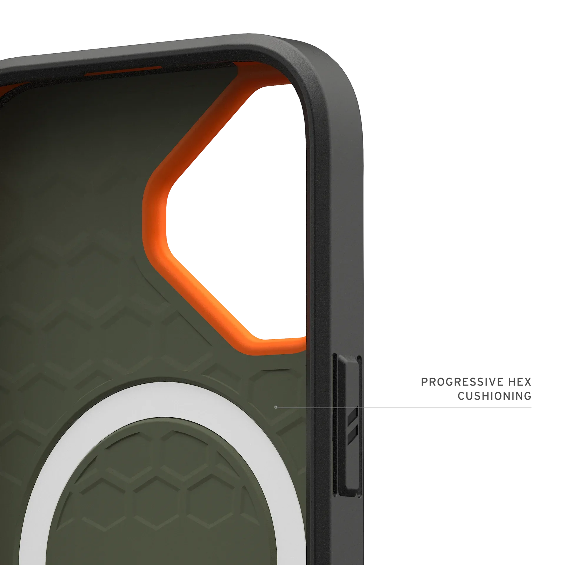 Capa UAG iPhone 17 Civilian MagSafe Olive/Orange - Image 7