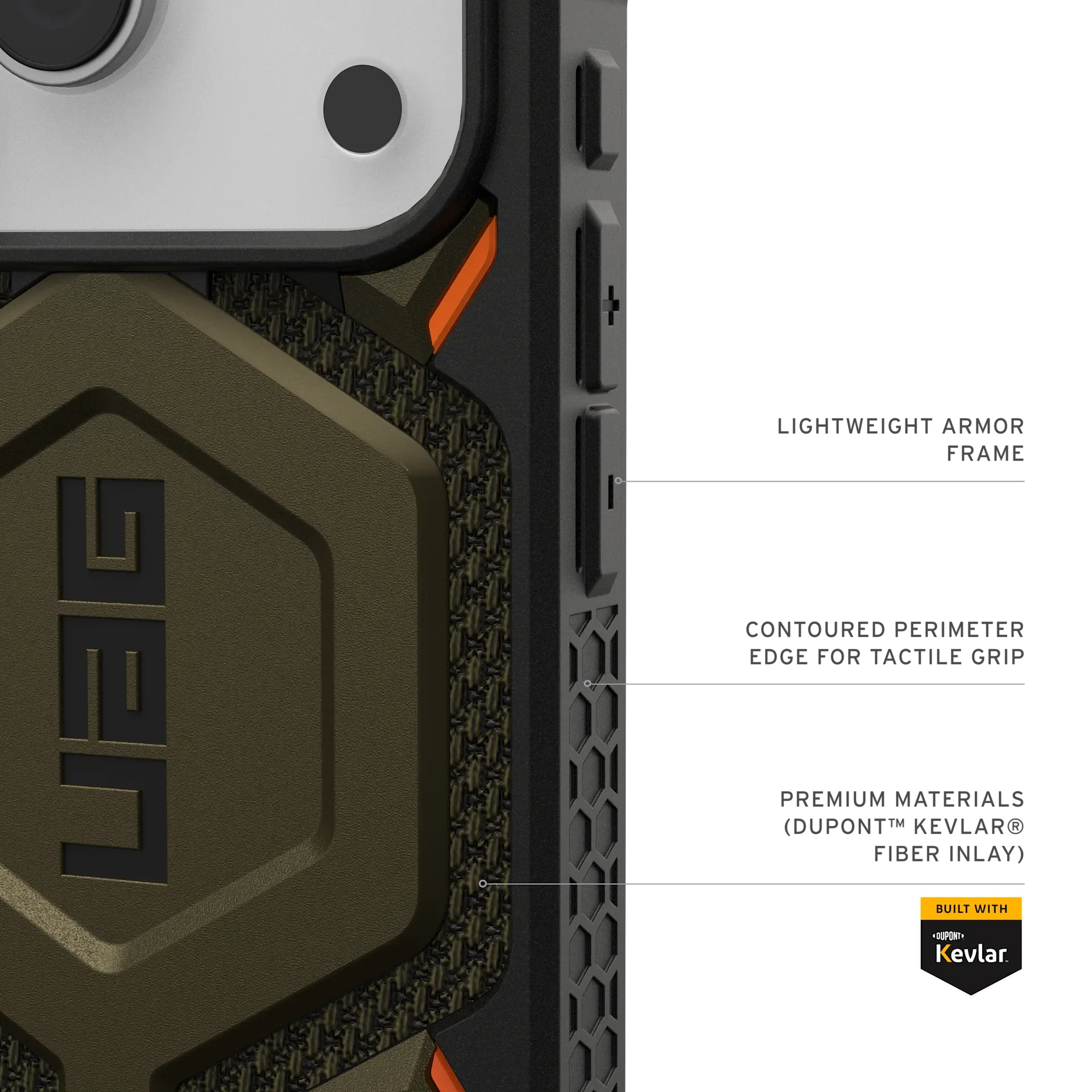 Capa UAG iPhone 17 Pro Monarch Pro Kevlar Element Green - Image 6
