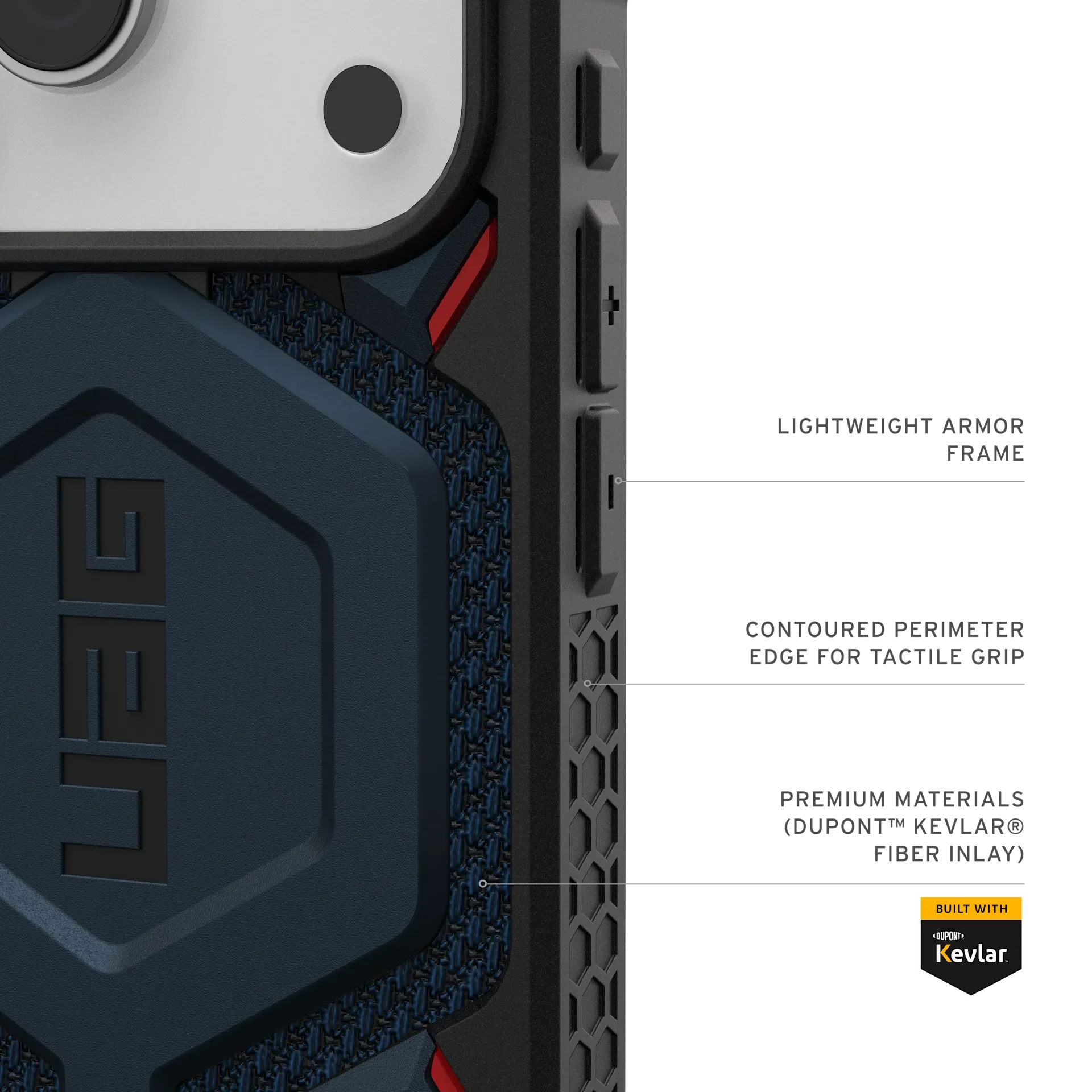 Capa UAG iPhone 17 Pro Monarch Pro Kevlar Mallard - Image 6