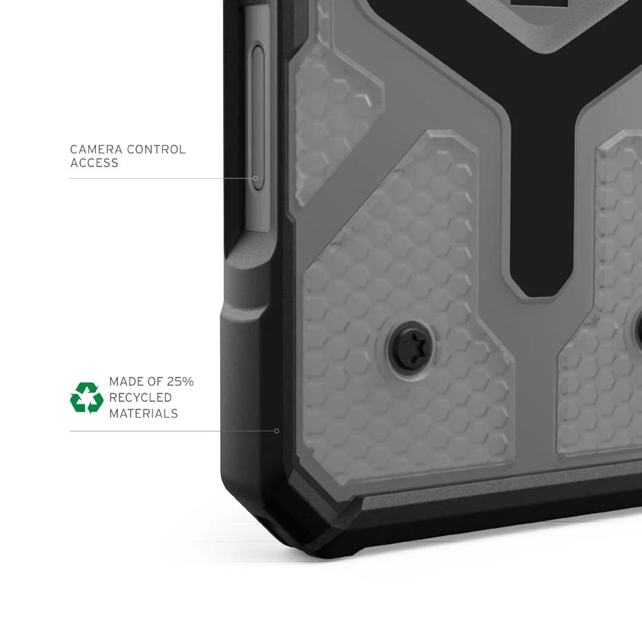 Capa UAG Pathfinder Clear Magsafe iPhone 16 Pro Max (ice) - Image 5