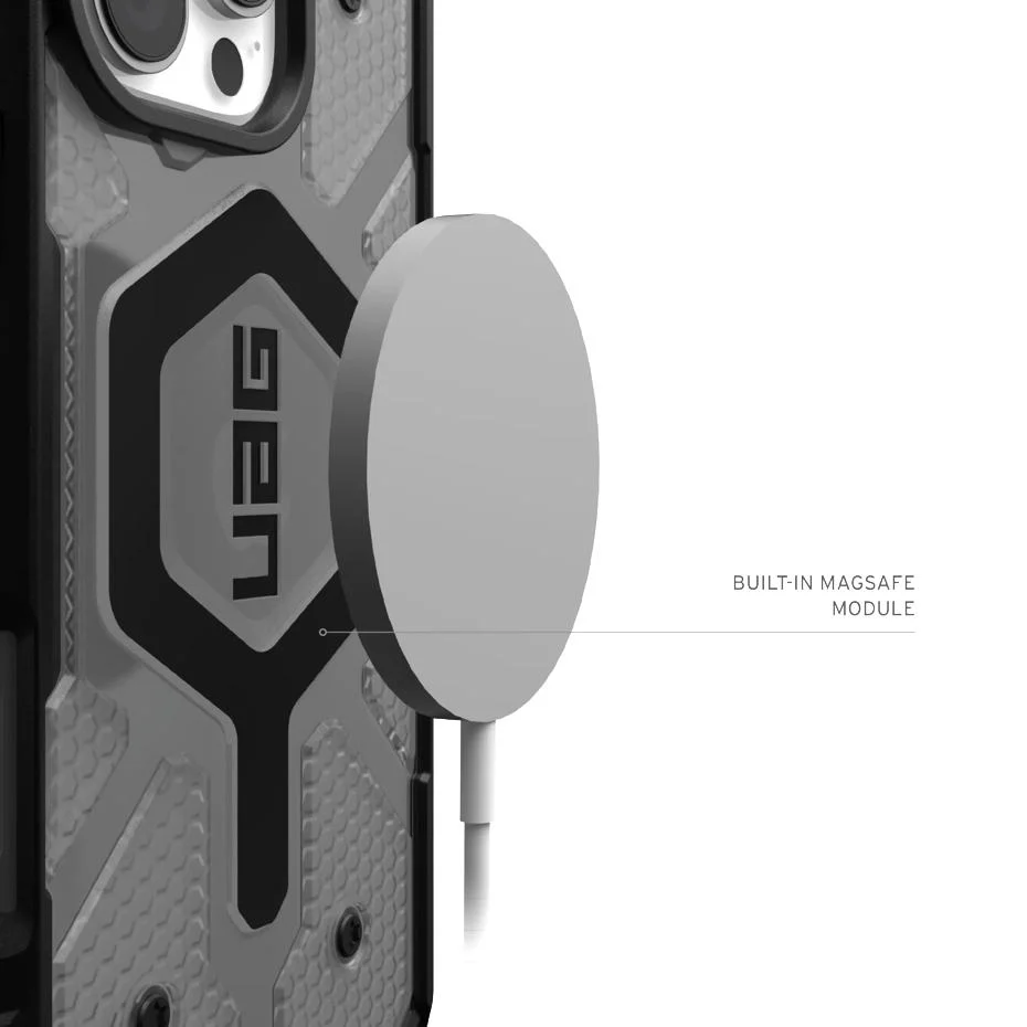 Capa UAG Pathfinder Clear Magsafe iPhone 16 Pro Max (ice) - Image 7